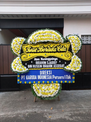 Papan Bunga Duka di Plaju Darat