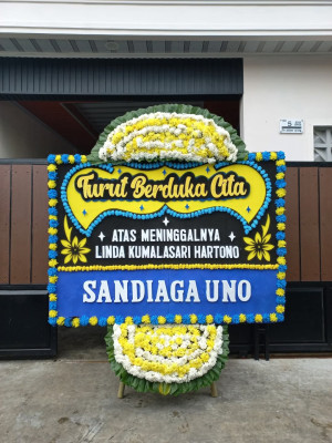 Papan Bunga Duka di Plaju Darat