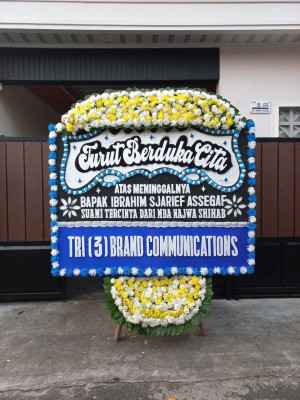 Papan Bunga Duka di Plaju Darat